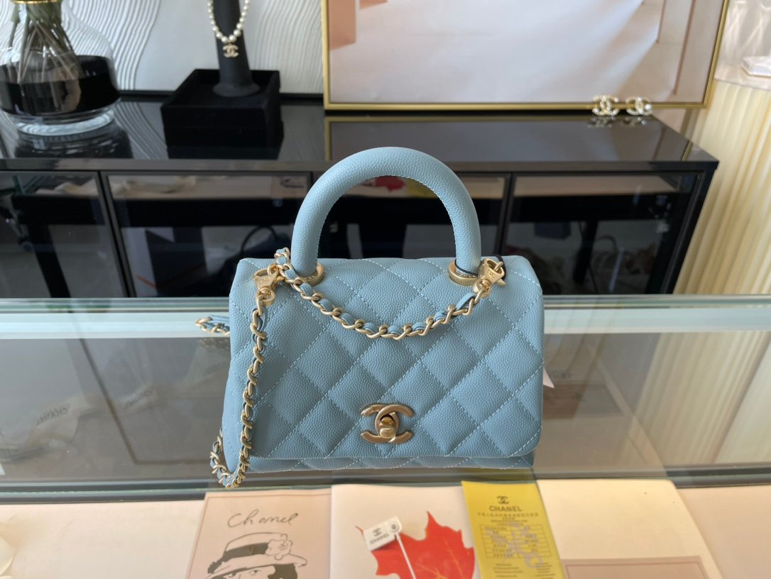 Ch@nel Coco Handlebag-13*19*9CM - Image 3