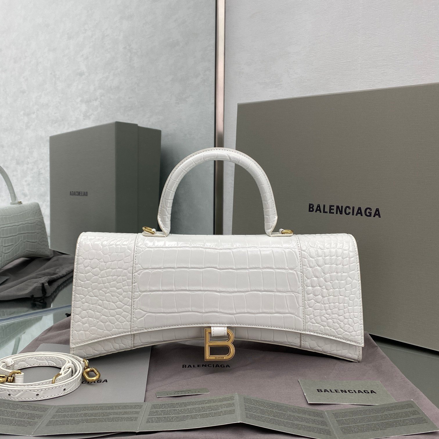 Balenciaga Hourglass Bag-6*15*35CM