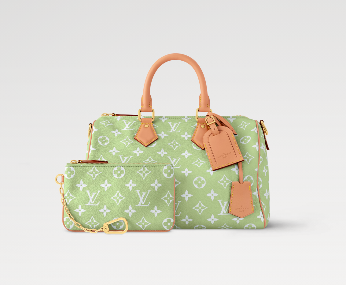 LOUIS VUITTON SPEEDY P9 BANDOULIÈRE 30 M14064 (32*22.5*18cm) Frozen Lime - Image 3