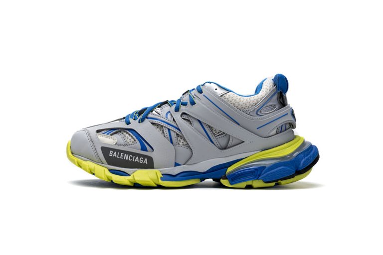Balenciaga Tess S Grey Blue Yellow