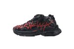 Balenciaga Runner Black Red Character Print