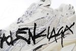 Balenciaga Runner White Black Character Print