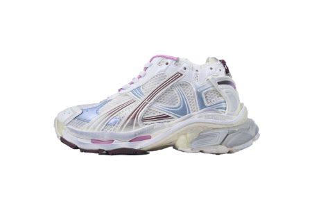 Balenciaga Runner Sneaker White Blue Pink
