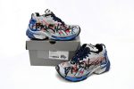 Balenciaga Runner White And Blue Printing