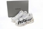 Balenciaga Runner White Black Character Print
