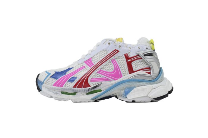 Balenciaga Runner 7.5 White Multi-Color - Men's Luxury Sneakers - Hotmartz Balenciaga Runner 7.5 White Multi-Color - Men's Luxury Sneakers - Hotmartz