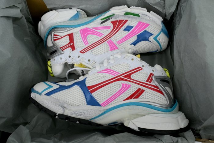 Balenciaga Runner 7.5 White Multi-Color - Men's Luxury Sneakers - Hotmartz